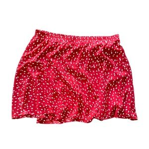 Banana Republic Red Polka Dot Skirt